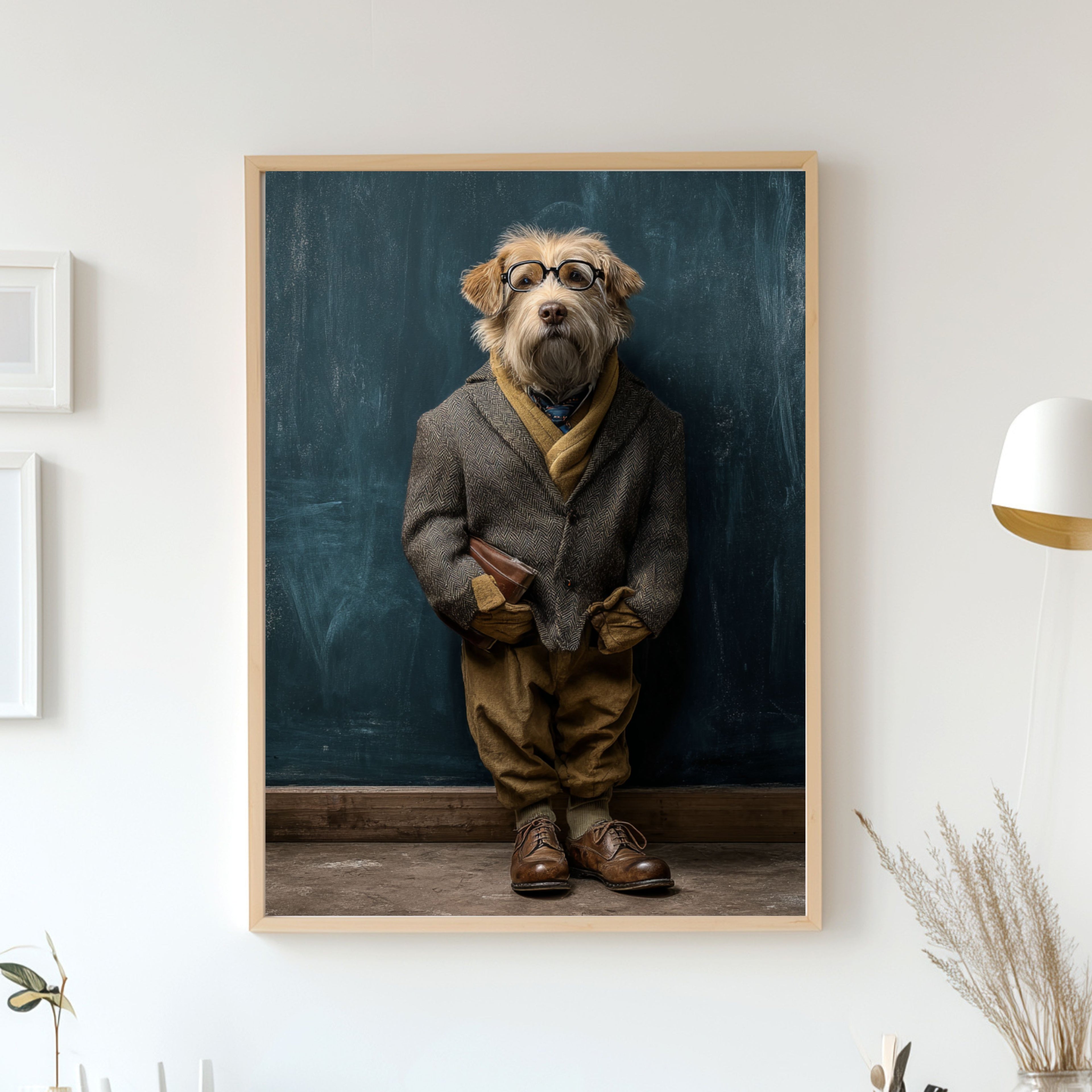 Custom Pet Professor Portrait