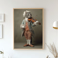 Royal Pet Violinist Portrait from Photo