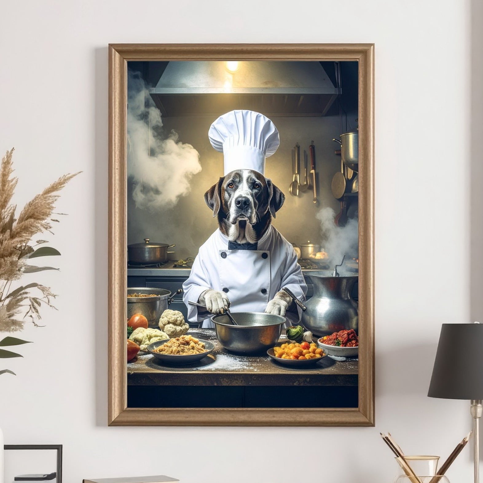 Custom Pet Chef Portrait