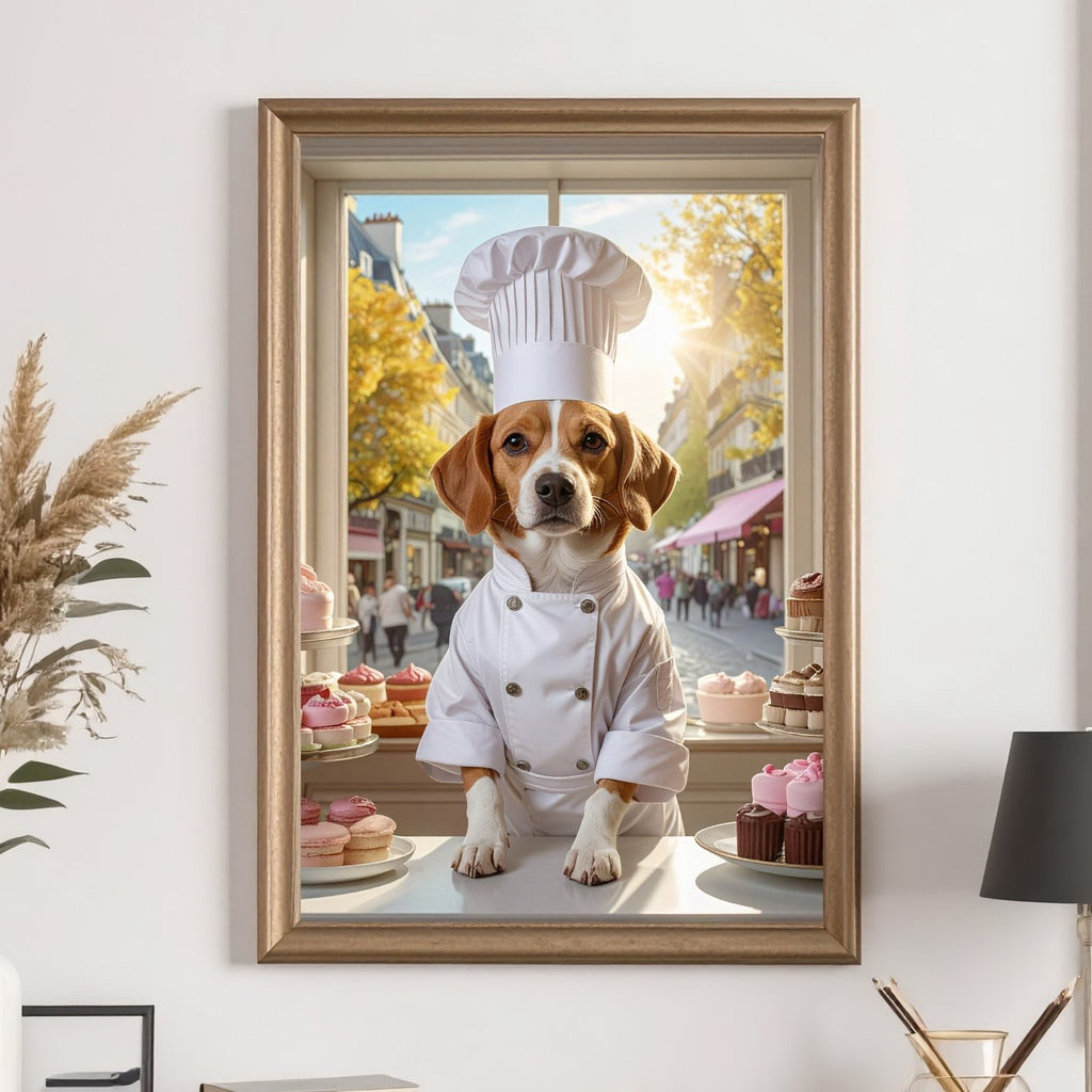 Custom Portrait - Pet Pastry Chef