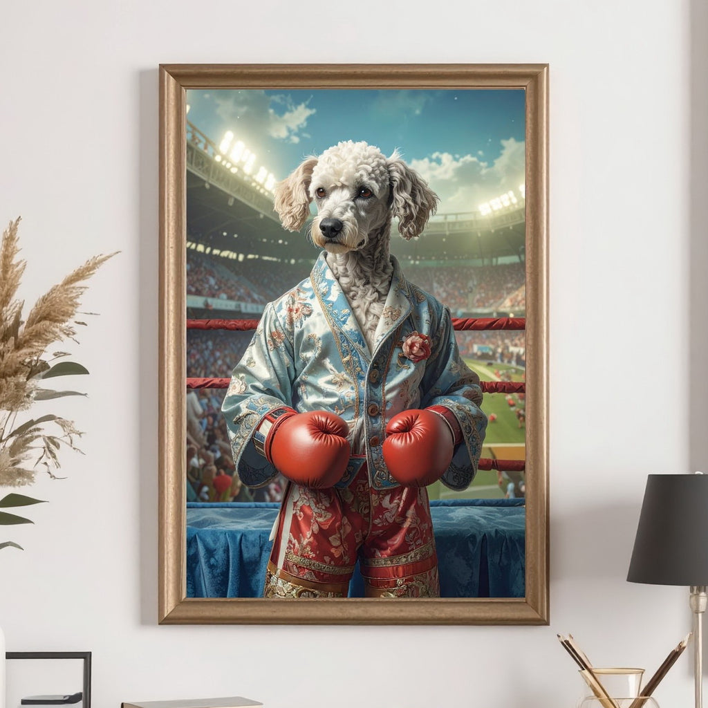 Custom Pet Boxer Portrait