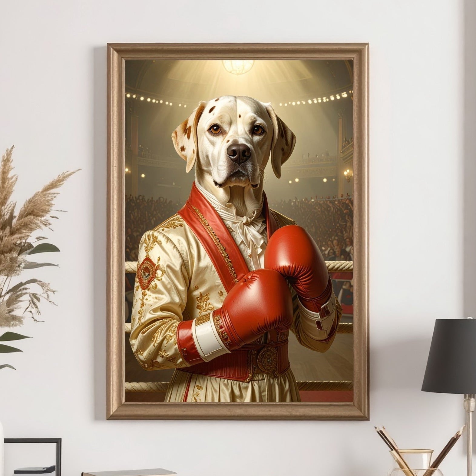 Custom Pet Boxer Portrait