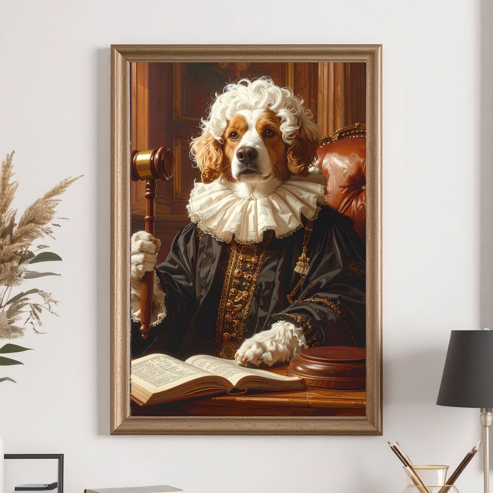 Custom Pet Judge Portrait