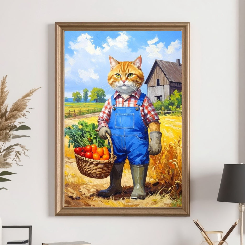 Custom Pet Farmer Portrait