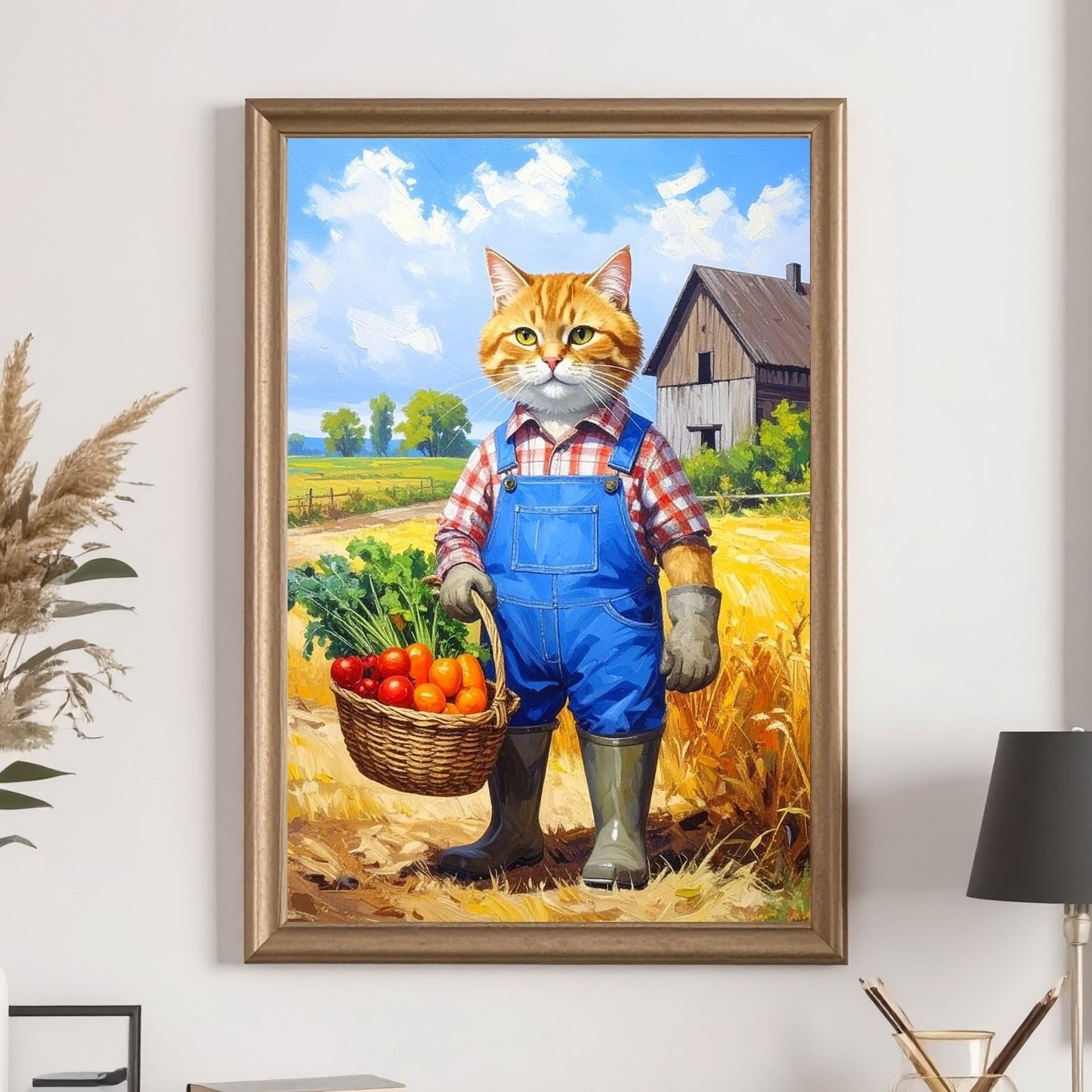 Custom Pet Farmer Portrait