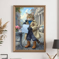 Custom Pet Reporter Portrait