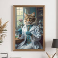 Custom Renaissance Pet Portrait - Female Pet Doctor