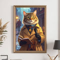 Custom Pet Reporter Portrait