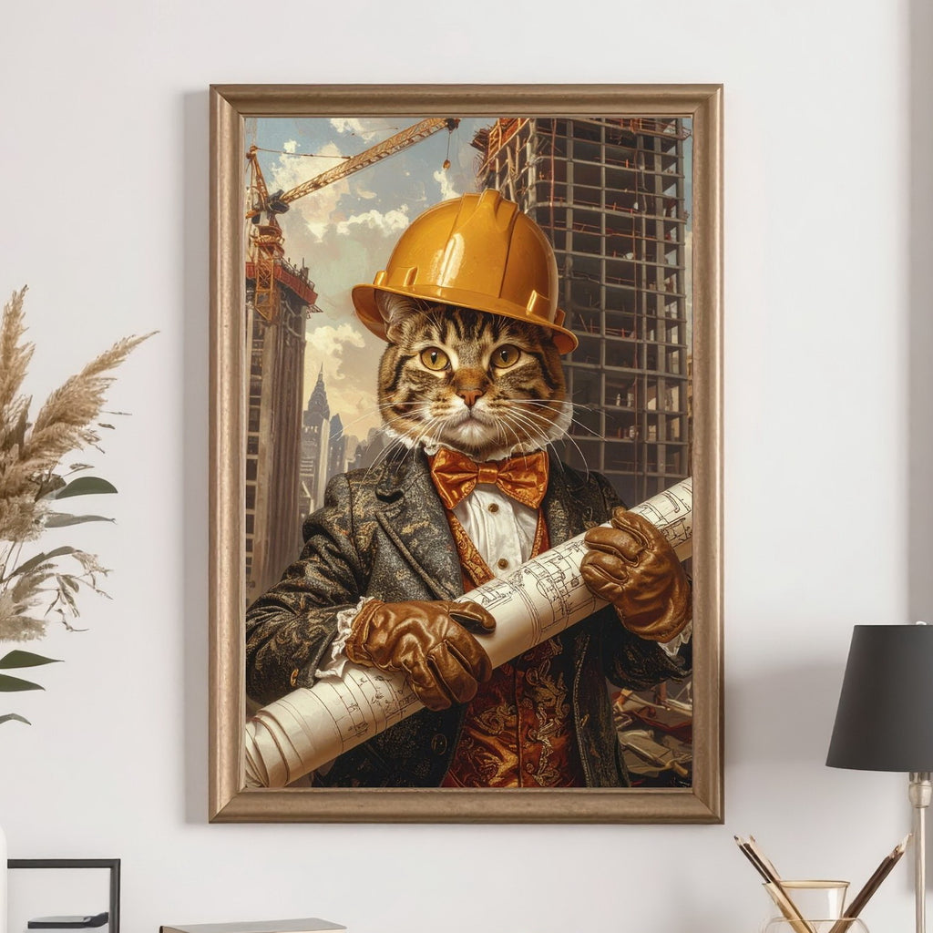 Custom Architect Pet Portrait