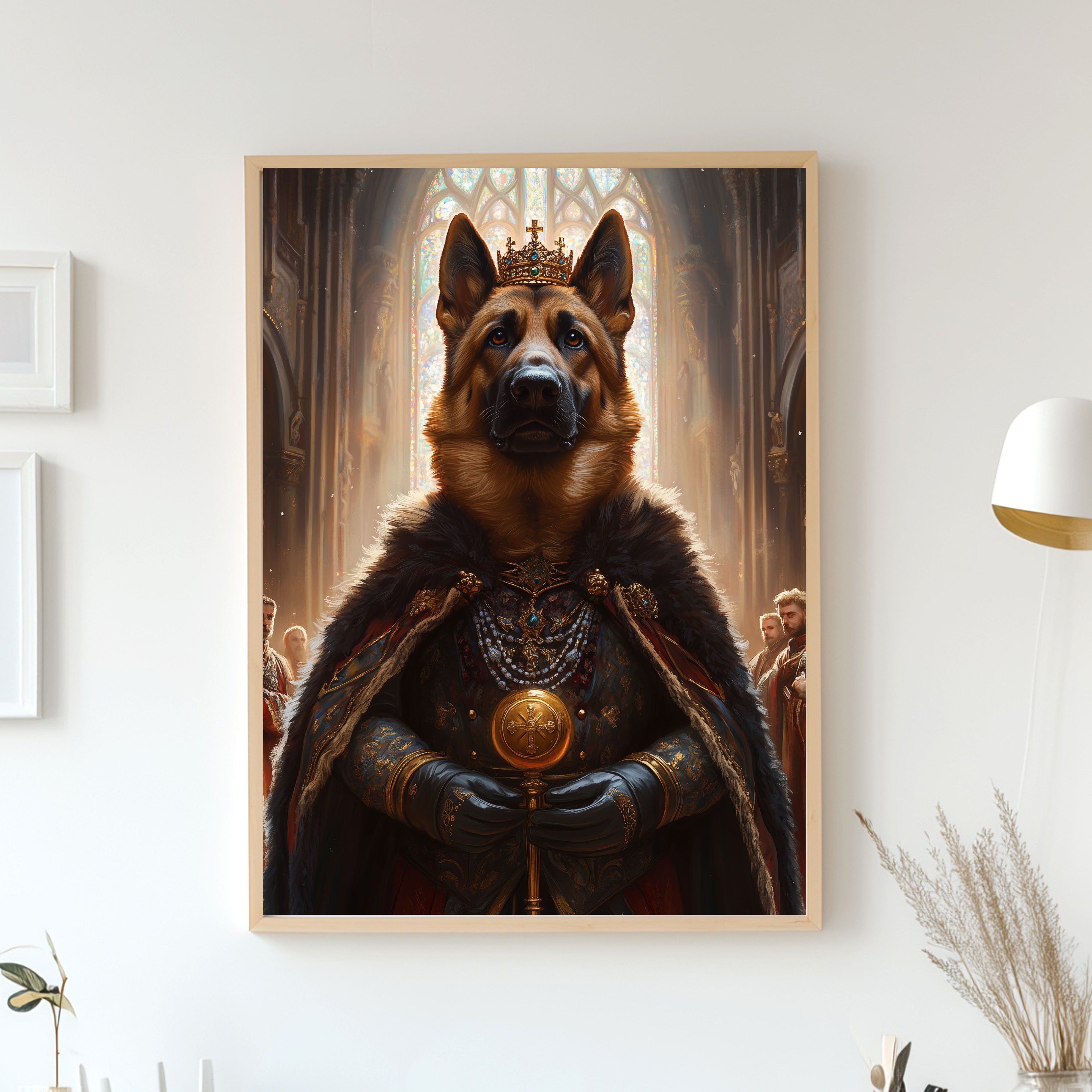 Custom Royal Portrait - Pet Coronation