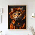 Custom Halloween Pet Pumpkin Portrait