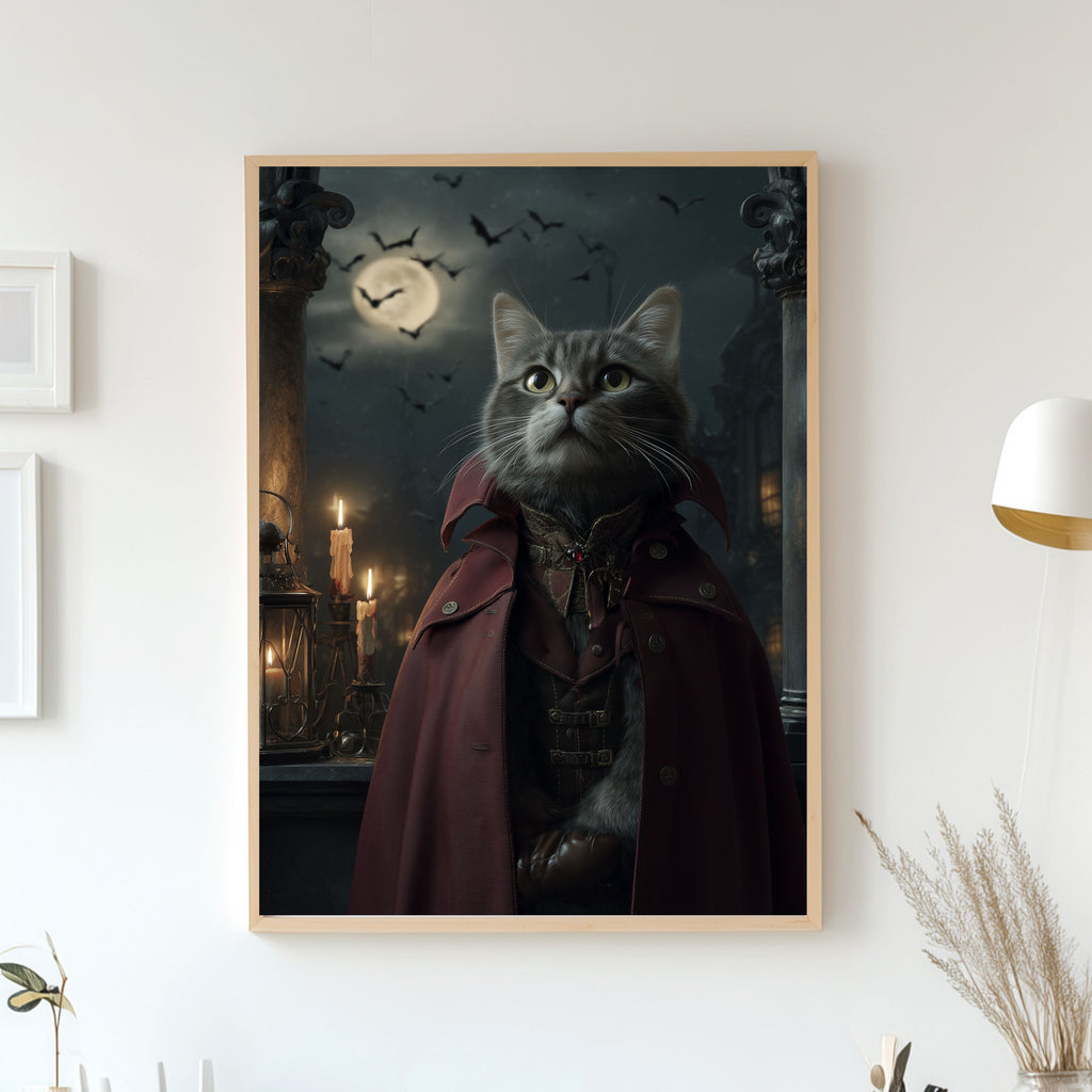 Halloween Pet Portrait - Victorian Vampire