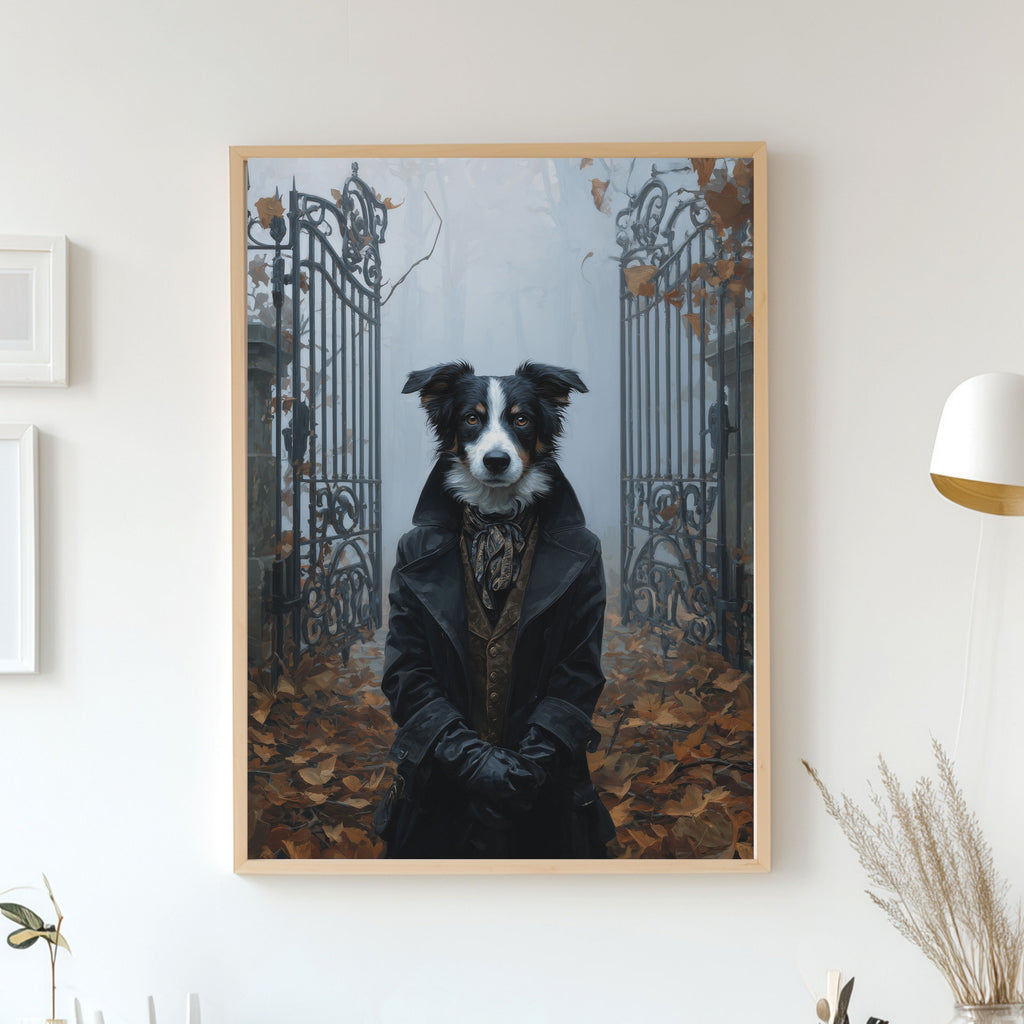 Halloween Pet Portrait - Victorian Undertaker