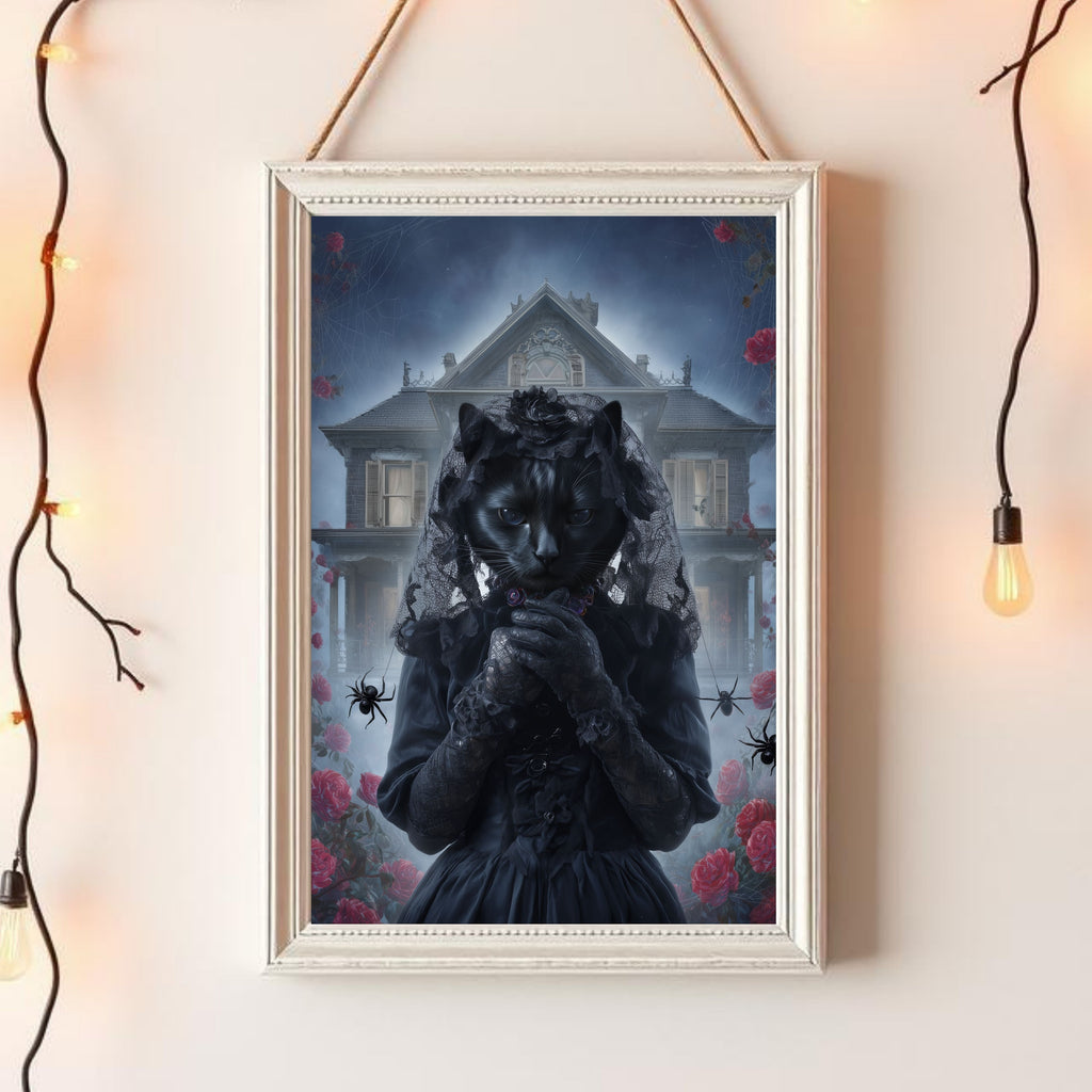 Halloween Pet Portrait - Black Widow