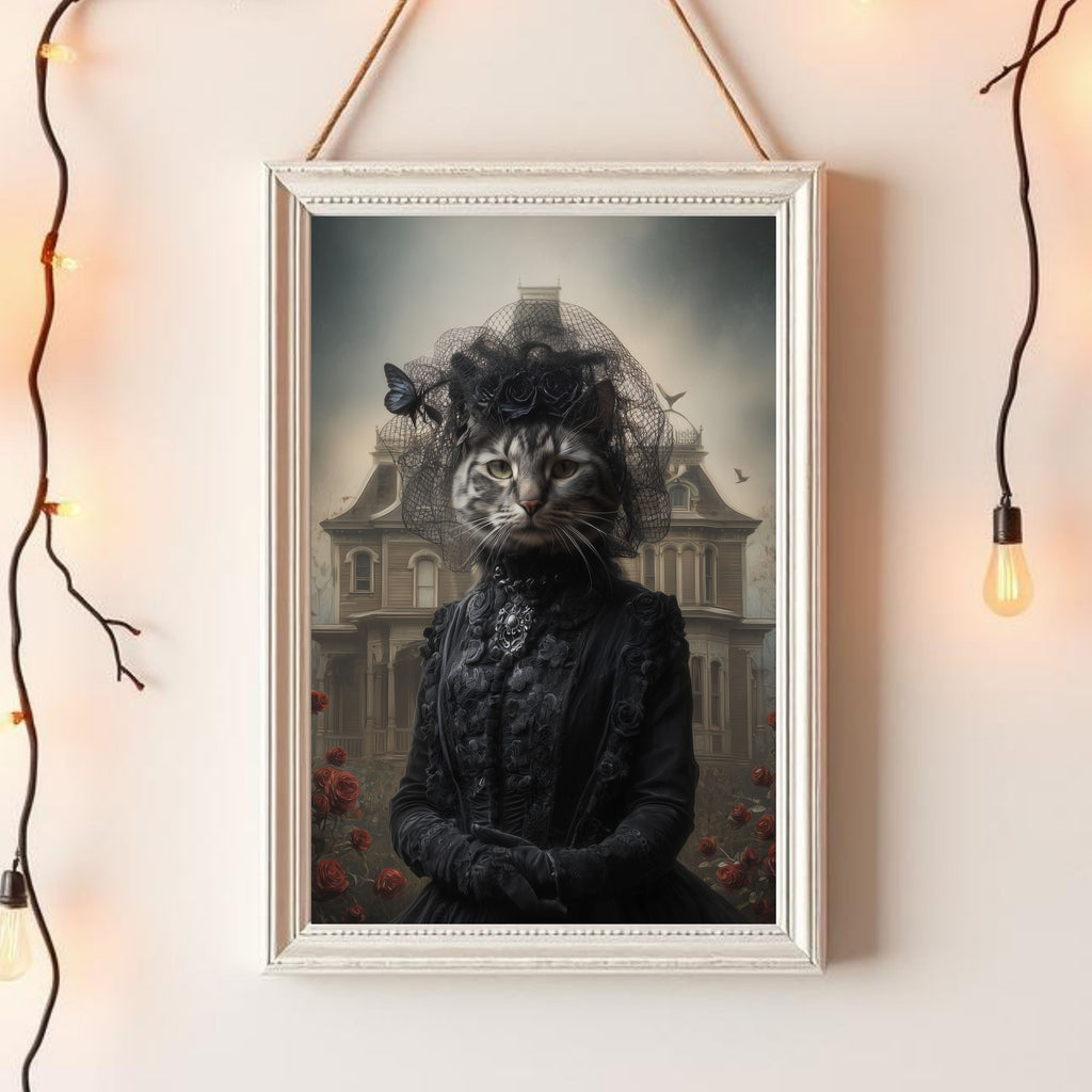 Halloween Pet Portrait - Black Widow