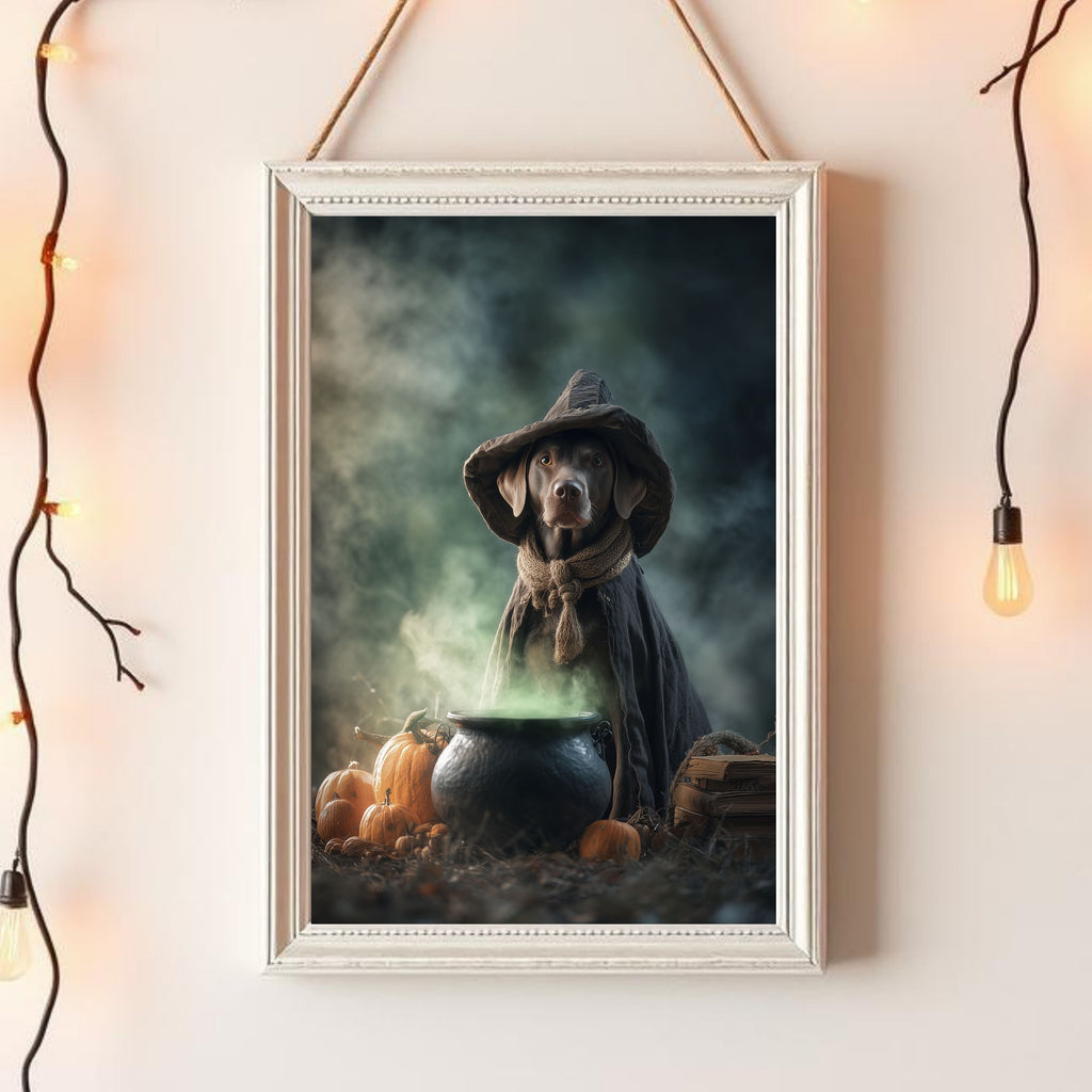 Halloween Pet Wizard Portrait