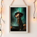 Halloween Pet Wizard Portrait
