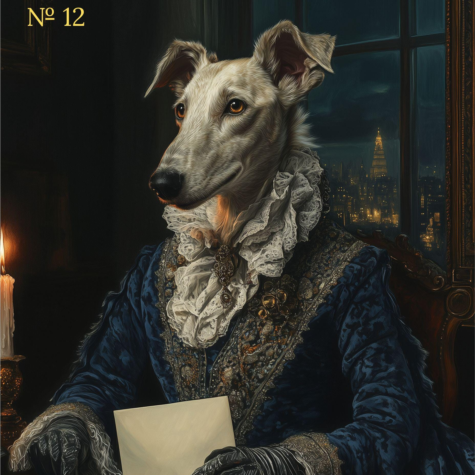 Personalized Royal Pet Portrait from Photo