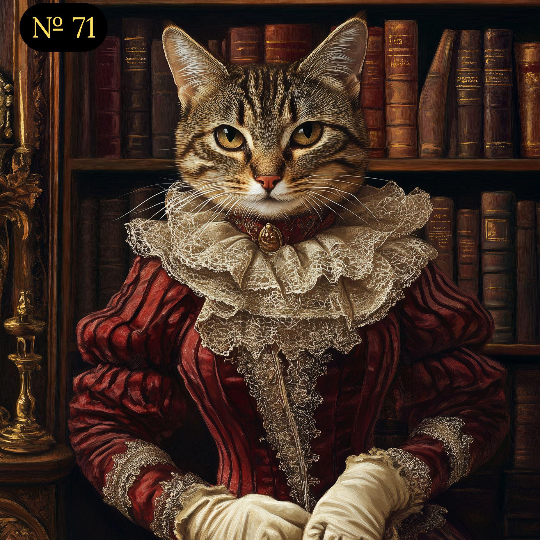 Custom Renaissance Pet Portrait
