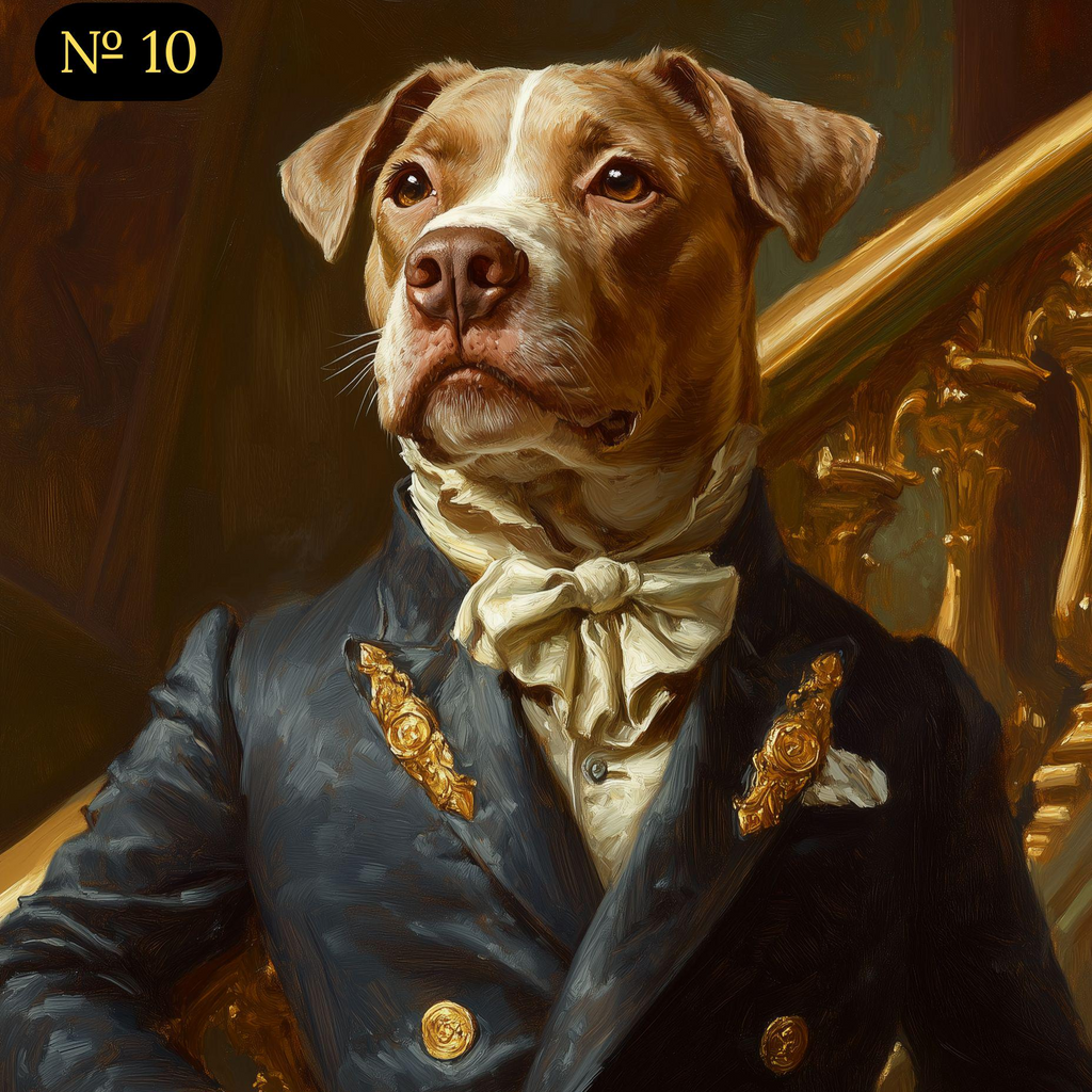 Custom Renaissance Royal Pet Portrait