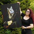 Personalized Royal Pet Portrait from Photo - Custom Renaissance Pet Portrait on Canvas