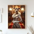 Custom Pet Portrait - Glamorous Girl Dog or Cat on Red Carpet - Celebrity Style Pet Art - Canvas, Poster or Digital Portrait