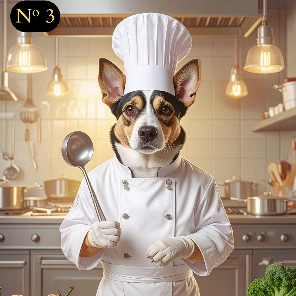 Custom Pet Chef Portrait